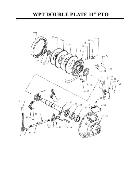 24545-301RM - Remanufactured WPT Clutch Pac with Warranty