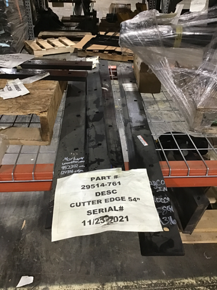 29514-761RY - 54" Bolt-on Cutting Edge - Paladin #124316
