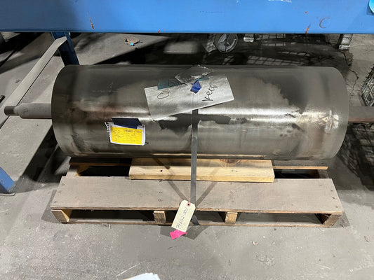 39252-100U - Used 14" x 38" Magnetic End Pulley with Shaft