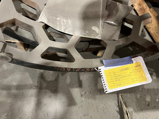 40718-565U - Morbark 1100/1200 Tub Grinder Grate.  4” HEX, 1” Thick AR-400.  USED